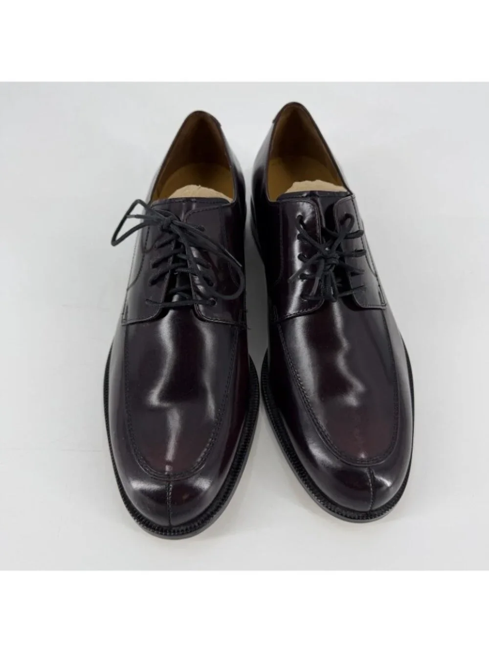 Men's Cole Haan  Air Carter Split-Toe Derby Shoes Mahogany Leather 10.5M